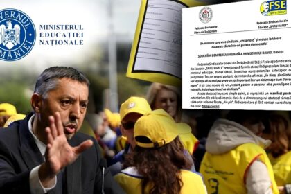 ministrul-daniel-david,-„incoltit”-din-nou-de-profesori.-protest-amplu-al-sindicatelor-din-educatie-in-piata-victoriei:-„demnitatea-nu-se-negociaza”