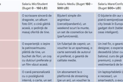 tabel-idei-cadouri-craciun-|-ce-cadou-sa-ii-faci,-in-functie-de-salariul-tau-si-de-legatura-cu-ea:-sotie,-iubita,-sora,-mama,-verisoara,-matusa-sau-prietena