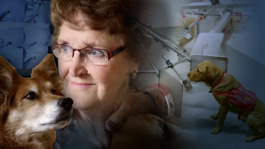 simtul-salvator-al-cainilor-povestea-emotionanta-a-lui-max,-cainele-care-si-a-salvat-stapana,-detectand-cancerul-din-corpul-ei:-„si-a-pus-nasul-pe-pieptul-meu-pentru-a-verifica-locul-unde-fusese-operat.-il-iubesc-atat-de-mult!”-/-clipul-care-a-emotionat