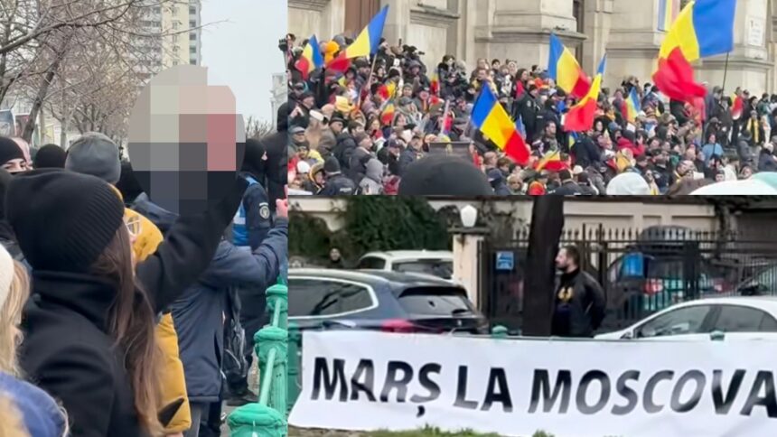 instigatorul-de-la-alba-iulia-a-recidivat-a-arborat-un-mesaj-peste-raul-dambovita,-in-fata-curtii-de-apel.-putin-a-lipsit-ca-fanii-lui-georgescu-sa-se-arunce-in-apa,-enervati-de-mesaj