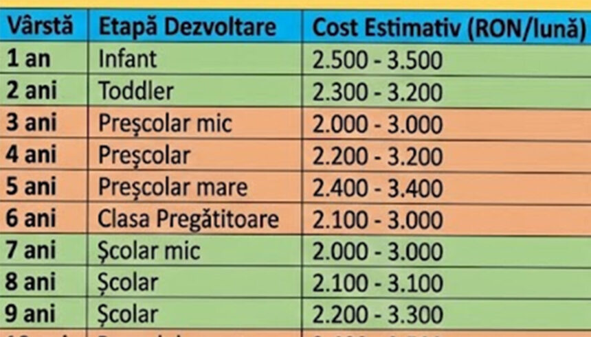 cati-lei-costa-lunar-sa-cresti-un-copil-in-2026,-in-functie-de-varsta-lui:-de-la-1-an-la-18-ani