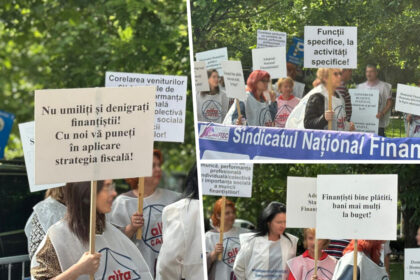 sindicalistii-din-finante-au-inceput-protestul-in-fata-directiei-generale-de-administrare-a-marilor-contribuabili.-ce-nemultumiri-au-angajatii
