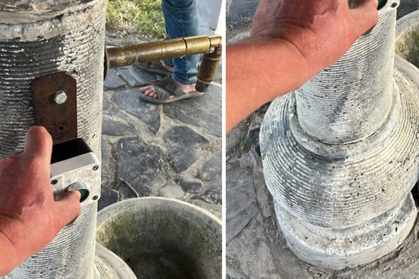 de-ce-nu-mai-curge-izvorul-tamaduitor-din-fegernicu-nou,-bihor.-primaria-saniob-l-a-electrificat,-iar-edilul-vrea-sa-i-puna-si-cartele-de-acces